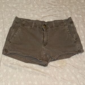 Women's Casual Brown Cargo Shorts